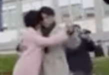 Tango Dancers Take To The Streets Of Rome Outside The Pope’s Hospital