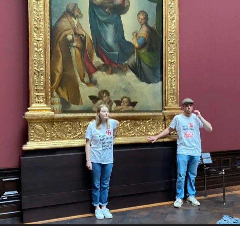 Climate Protesters Pardoned For Gluing Their Hands To Old Master Painting