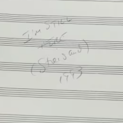 How A Music Librarian Convinced Sondheim To Leave His Smoke-Singed Papers To The Nation