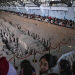 Tourist Jumps Fence, Damages Terracotta Warriors In Xian