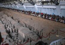Tourist Jumps Fence, Damages Terracotta Warriors In Xian