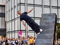 The Choreographer Who Thrills Audiences With A Trampoline And A Staircase