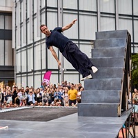 The Choreographer Who Thrills Audiences With A Trampoline And A Staircase