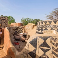 Historic Painted Houses Of Burkina Faso Endangered By Climate Change