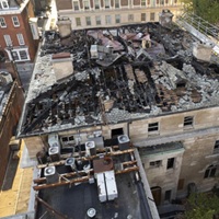 Repairs Underway At Building Which Caught Fire Just Months After Curtis Institute Bought It