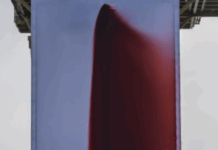 Greenpeace Hangs Huge Anish Kapoor Artwork From A Gas Extraction Rig