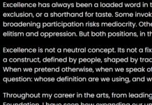 Why We Struggle To Define Excellence