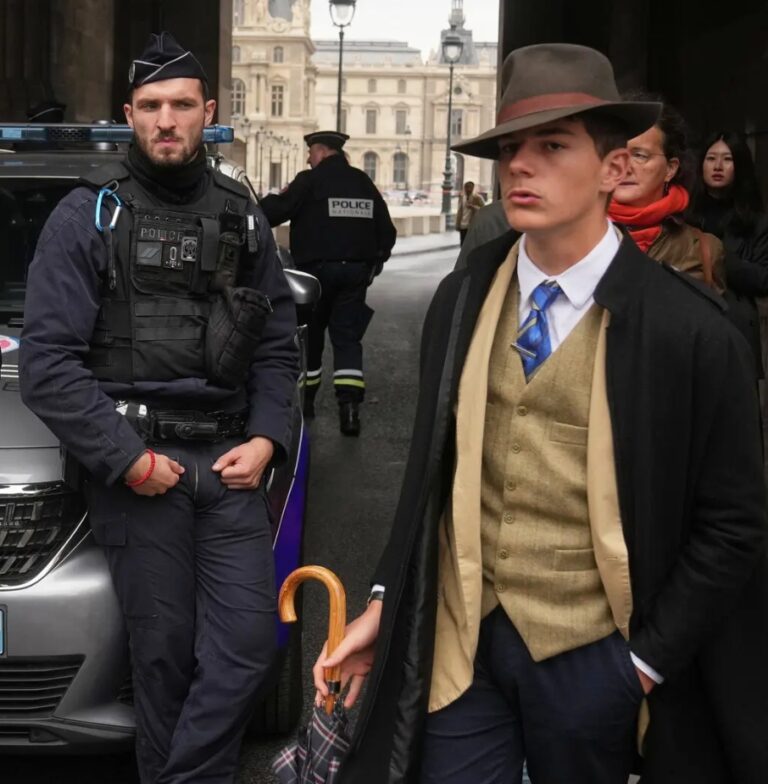 As Hollywood Ponders The Louvre Heist Story, A Dapper Dan Walks Out Of The Scene. AI? Nope.