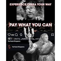 Fort Worth Opera Tries A Pay-What-You-Can Program