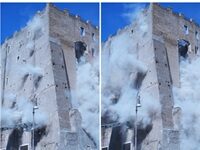 Medieval Tower In Rome Collapses, Kills Worker