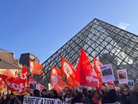 A Portion Of The Louvre Reopens As Strikes Continue