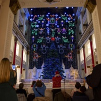 Folks Lined Up Around The Block For What Might Be Philly’s Last-Ever Wanamaker Light Show