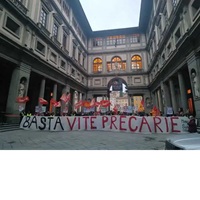 At Florence’s Uffizi Galleries, Temp Workers Protest: “No More Precarious Lives”