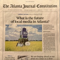 Newspaper Bloodbath Continues As Atlanta Journal-Constitution Lays Of 15% Of Its Staff