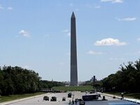 Nonprofit Sues To Stop Trump’s “American Flag Blue” Repaint Of Lincoln Memorial Reflecting Pool