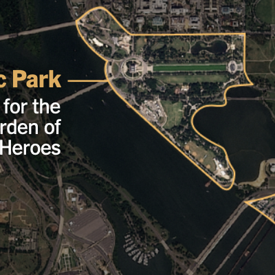 Wait, Just How Big Is Trump’s Desired Garden Of Heroes Supposed To Be Now?