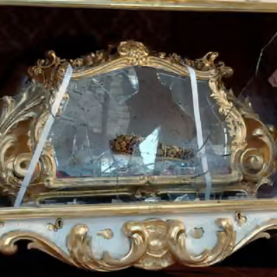 Police Find Stolen Skull Of Czech Saint Encased In Concrete