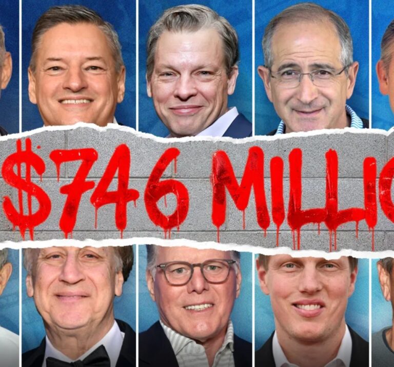 Top Hollywood Exec Pay Rose 51 Percent As Industry Shed 17,000 Jobs