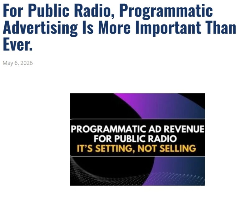 Advertising Is Intruding More And More Into Public Broadcasting