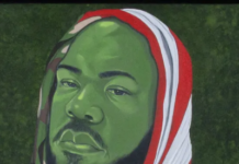 In Houston, Two Young White Men Scraped And Punctured A Painting By A Black Man