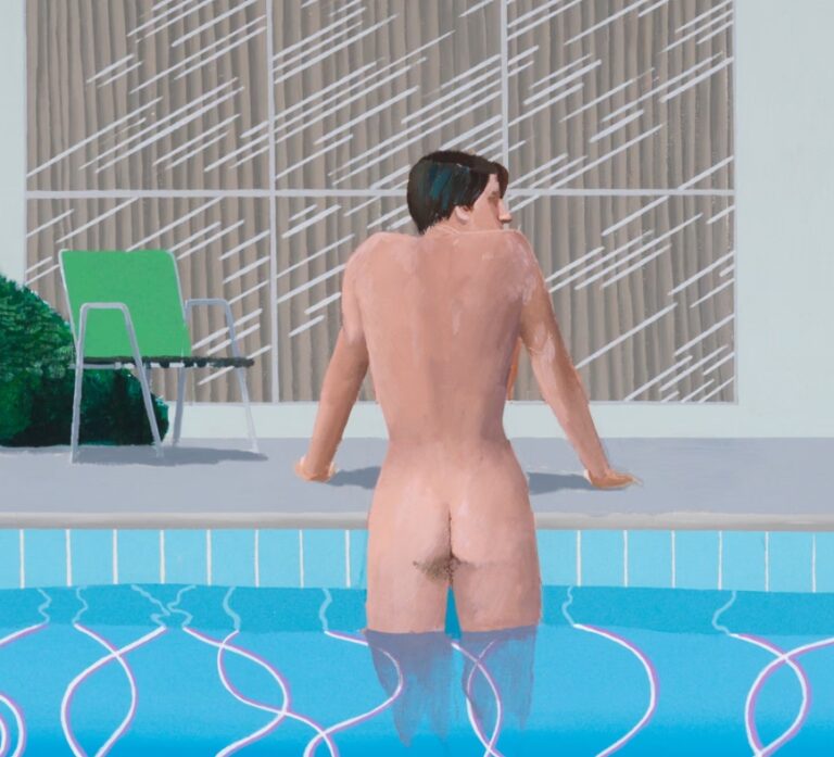 How David Hockney Celebrated, Sometimes Mischeviously, Gay Life