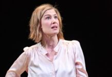 Rosamund Pike Lectures Audience Member From The Stage For Texting During Performance
