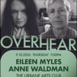 Myles & Waldman Stalwart Performance Poets Together Again