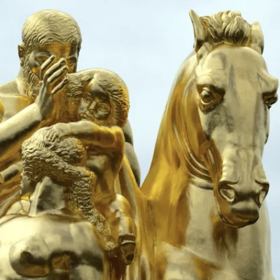 They’re Re-Gilding Some Statues In DC, For Some Reason