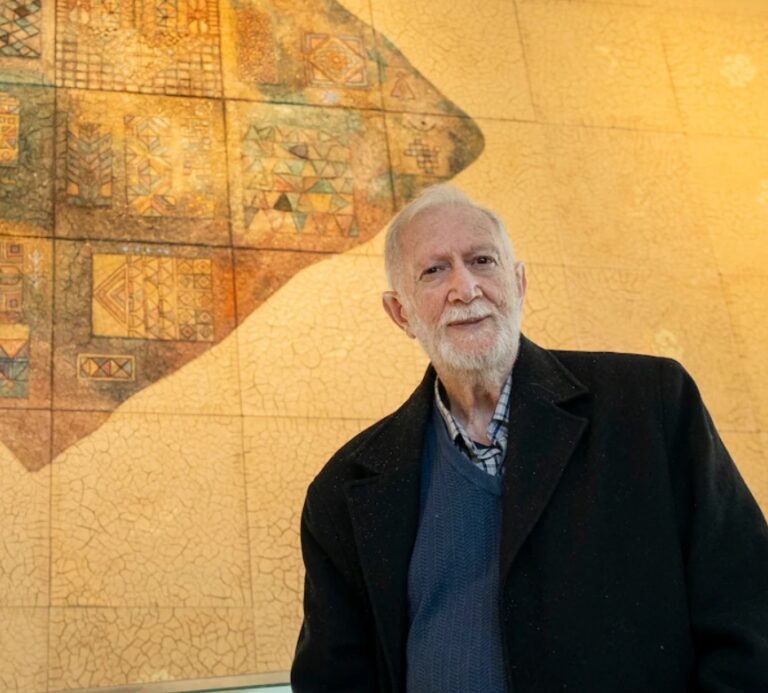 Palestinian Artist Sliman Mansour, 79