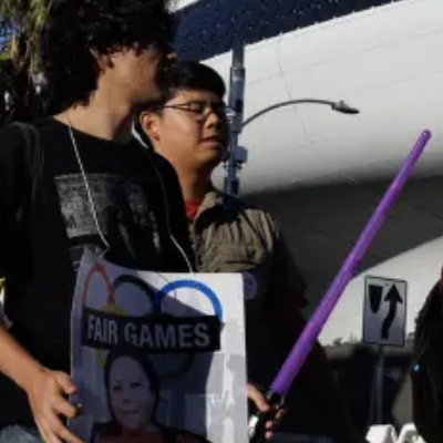 Turns Out The Lucas Museum Provides A Great Backdrop For Jedi-Themed Protests