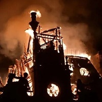 Historic City Hall Is Burned Down During French Riots