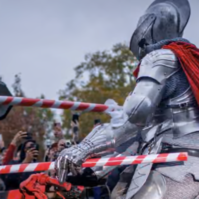 Why Some Youth – The Ones Who Joust On Bikes, For Instance – Are Going Medieval