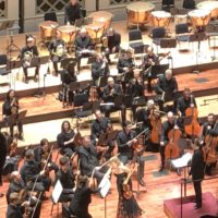 Photo of Anne-Sophie Mutter with Cincinnati Symphony Orchestra