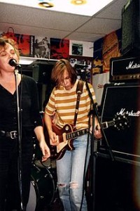 Magnapop play record store, 1994