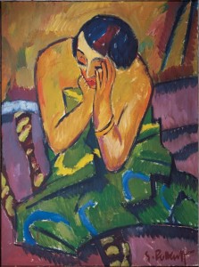 "Reflective Woman," Karl Schmidt-Rottluff