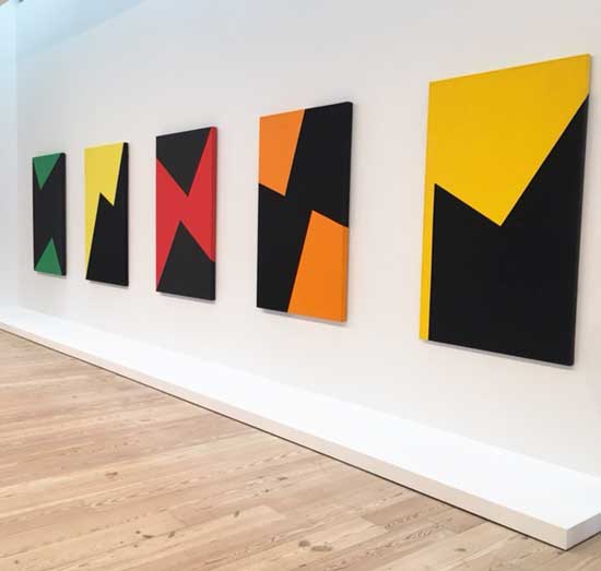 L to R: "Wednesday," 1978; "Tuesday," 1978; "Sunday," 1978; "Friday," 1978; "Thursday," 1975 Photo by Lee Rosenbaum