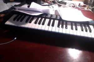 Photo of my writing table
