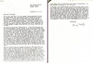 Kay Boyle to Kurt Vonnegut [Oct. 11, 1981]