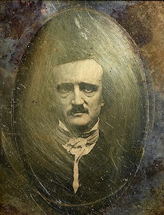 Daguerreotype of Edgar Allan Poe (1809-1849) Providence, R.I. : Masury and Hartshorn, 1848