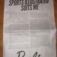 This Barbie Doll ad showed up in the New York Times this morning. Prominently positioned in the A-section on page 7. [Feb. 18, 2014]