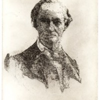 BAUDELAIRE (etching by Gerard Bellaart, 1977)