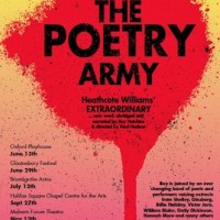 A Poster for 'The Poetry Army' Tour in the U.K.