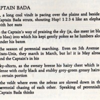 Captain Bada by Frank O'Hara [The San Francisco EARTHQUAKE No. 2, page 6]