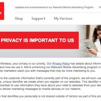 Orwellian Message from Verizon