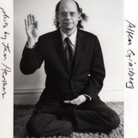 Allen Ginsberg in Boulder, Colorado [Photo by Jan Herman, 1980].