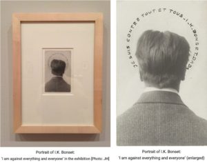 Portrait of I.K. Bonset ['I am against everything and everyone']