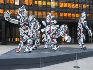 Jean Dubuffet's 'Welcome Parade' [1974-2008]. Polyurethane paint on epoxy (13' 1" x 27' 3" 16' 8" [398.8cm x 830.6 cm x 508 cm] overall installed