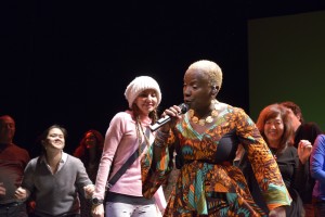 angelique closer with fans