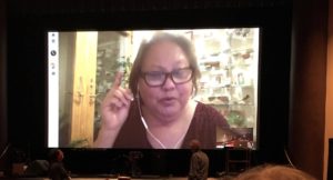 Stephanie Castillo at Normal Theatre talkback (1)