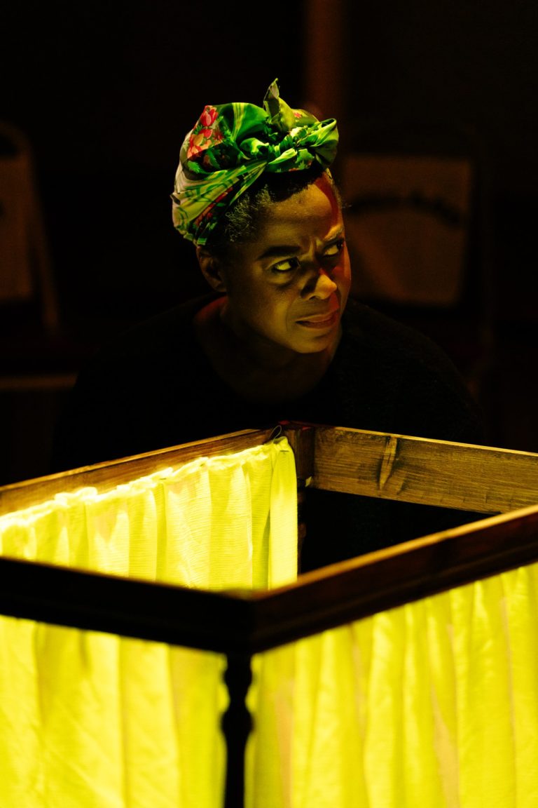 Propwatch the poppet in The Crucible Performance Monkey